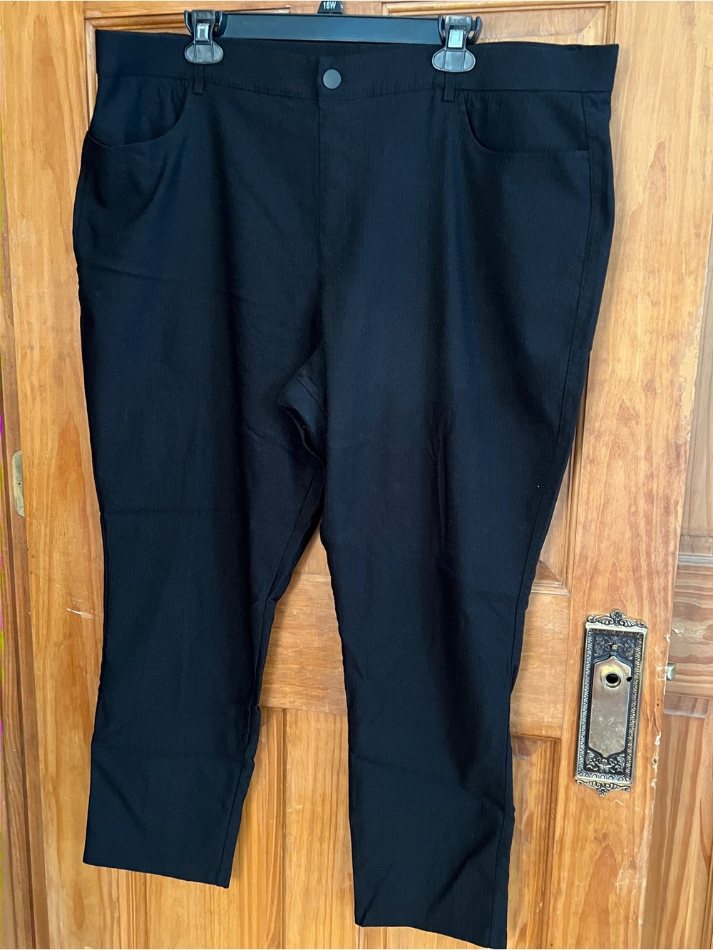 Women’s Mario Serrani Black Stretch Dress Pants